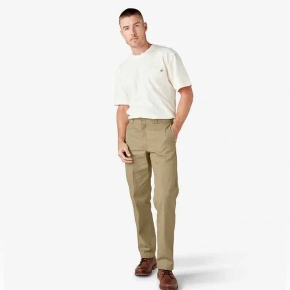Dickies Men's 874 Khaki Chino Original Fit Work Pant Size 36X32